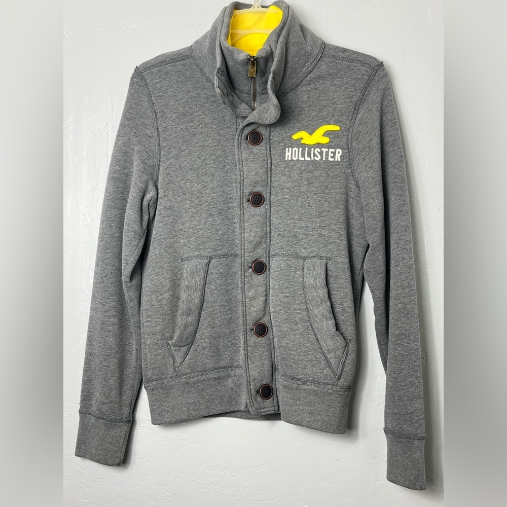 Vintage Hollister Gray Jacket - Picture 1 of 4